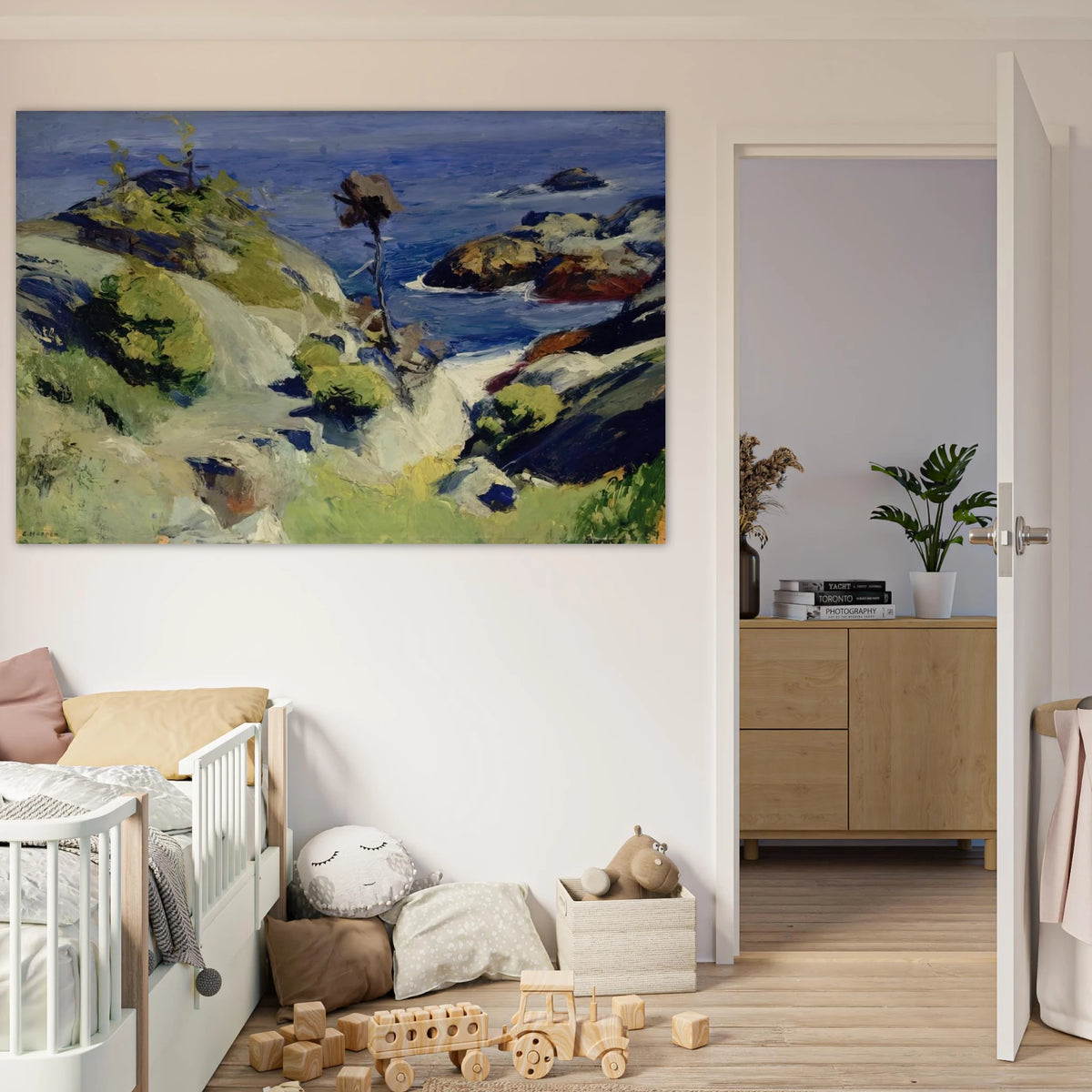 Monhegan Landscape Poster | Edward Hopper Poster | Edward Hopper Print