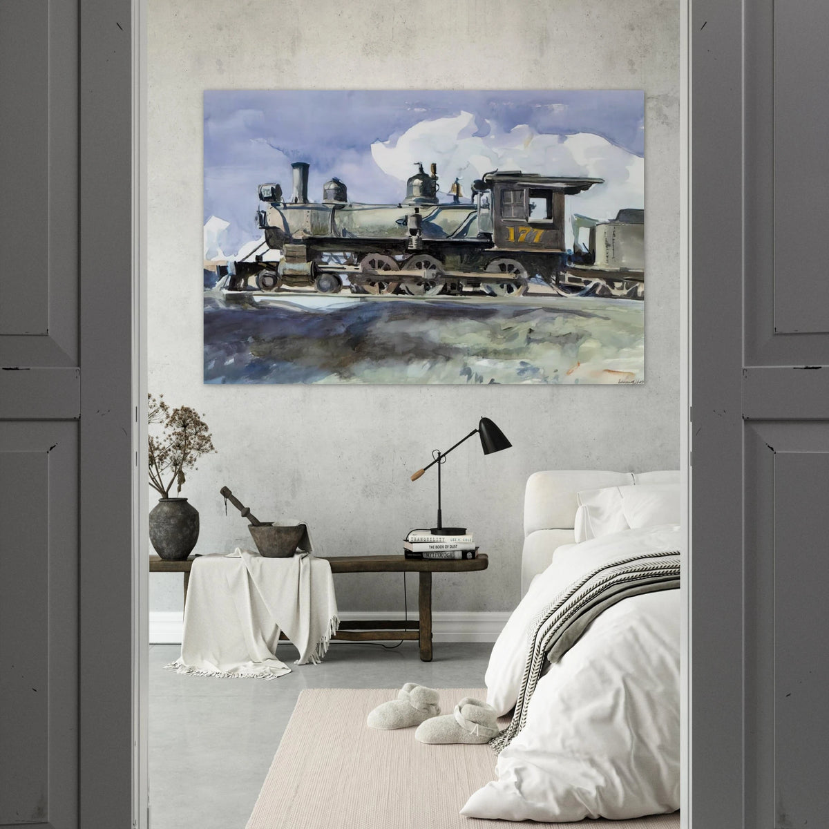 D. and R. G. Locomotive Poster | Edward Hopper Poster | Edward Hopper Print
