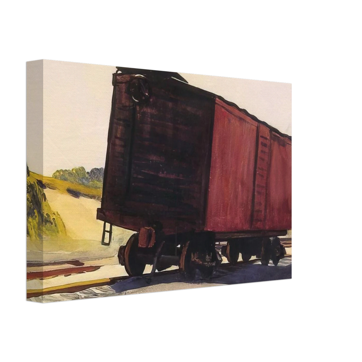 Freight Car at Truro Canvas | Edward Hopper Canvas | Edward Hopper Print