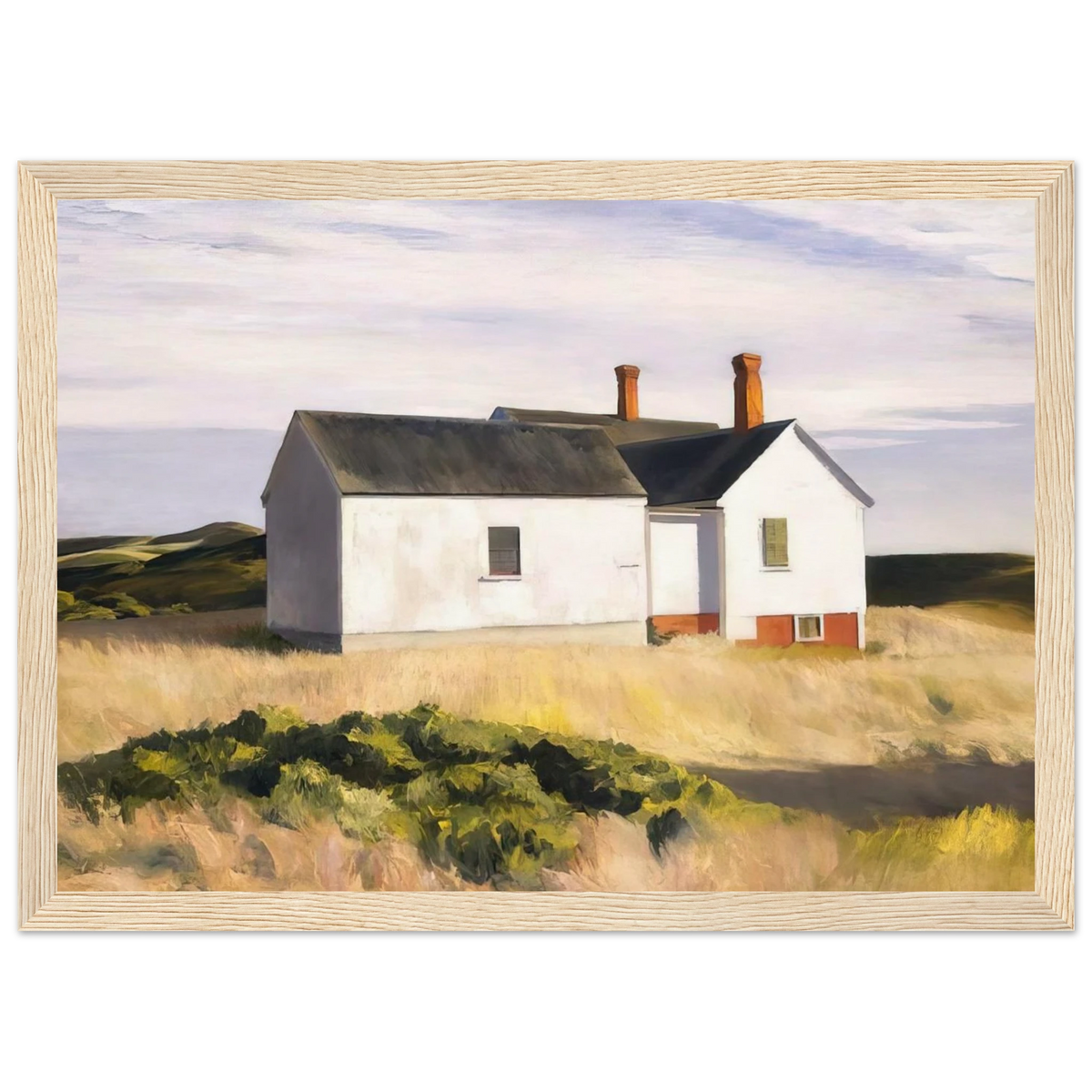 Ryders House Framed Poster | Edward Hopper Framed Prints Wall Art | Edward Hopper Print