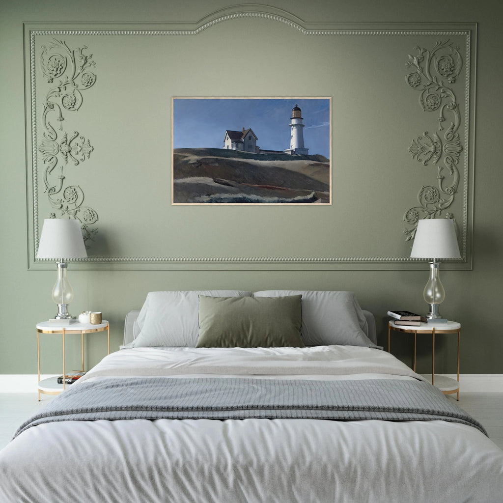 Lighthouse HIll Framed Poster | Edward Hopper Framed Prints Wall Art | Edward Hopper Print