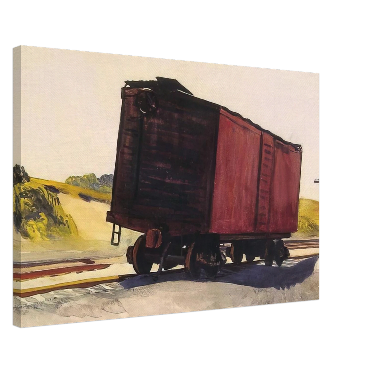 Freight Car at Truro Canvas | Edward Hopper Canvas | Edward Hopper Print