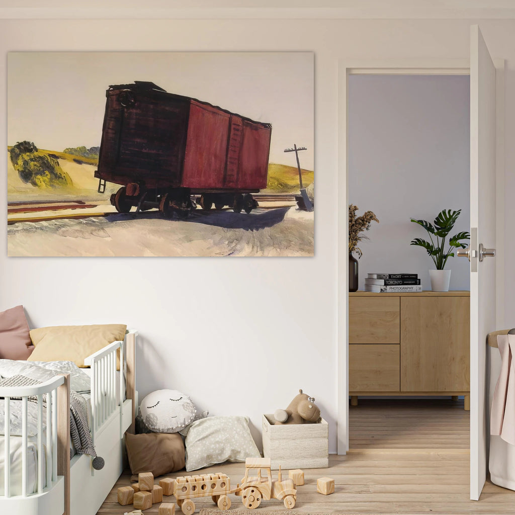 Freight Car at Truro Poster | Edward Hopper Poster | Edward Hopper Print