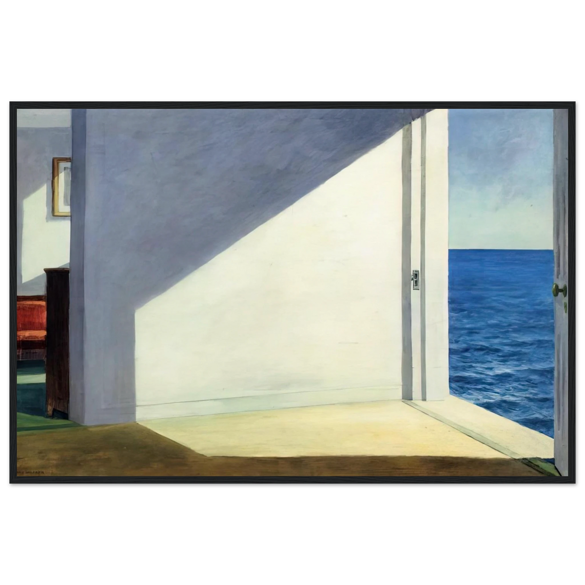 Rooms By The Sea Framed Poster | Edward Hopper Framed Prints Wall Art | Edward Hopper Print