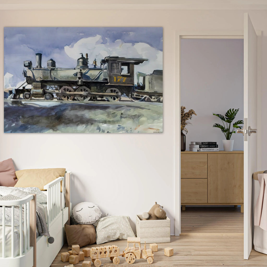 D. and R. G. Locomotive Poster | Edward Hopper Poster | Edward Hopper Print