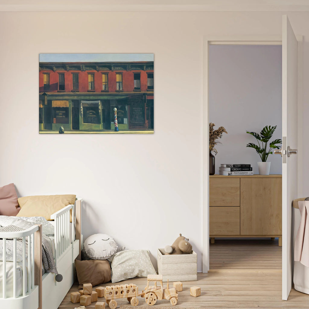 Early Sunday Morning Canvas | Edward Hopper Canvas | Edward Hopper Print