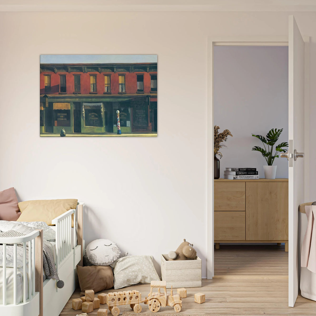 Early Sunday Morning Canvas | Edward Hopper Canvas | Edward Hopper Print