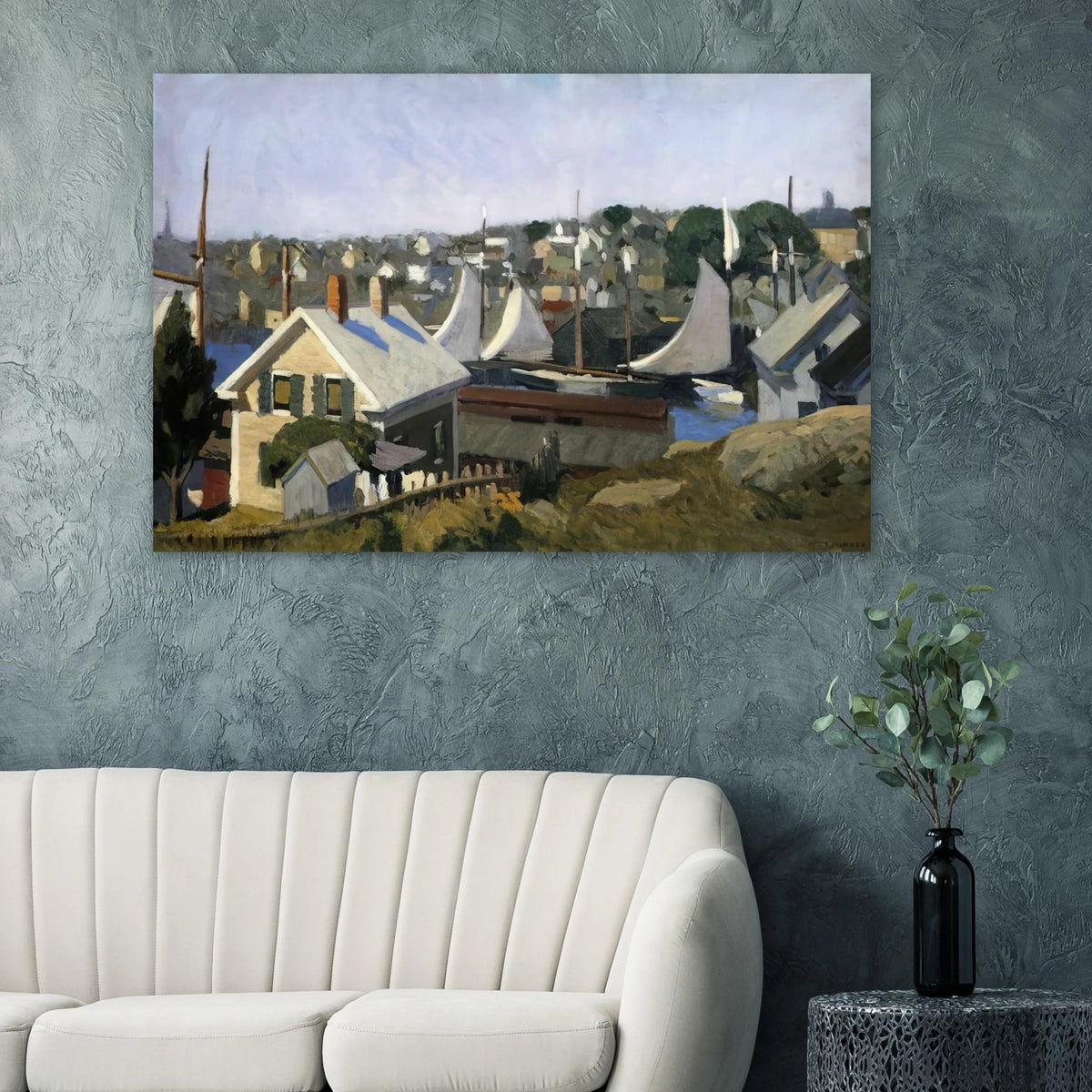 Gloucester Harbor Poster | Edward Hopper Poster | Edward Hopper Print