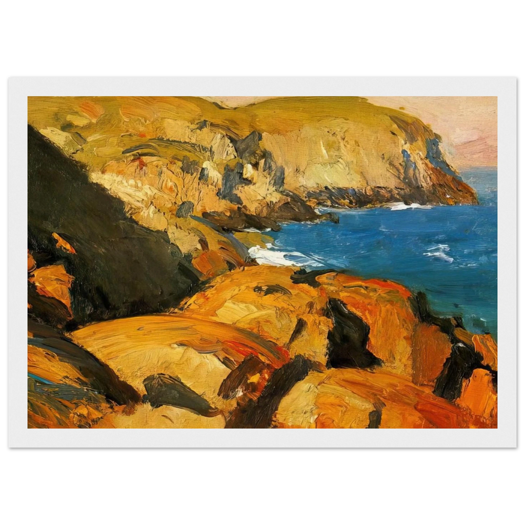 Blackhead, Monhegan Framed Poster | Edward Hopper Framed Prints Wall Art | Edward Hopper Print