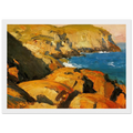 Blackhead, Monhegan Framed Poster | Edward Hopper Framed Prints Wall Art | Edward Hopper Print