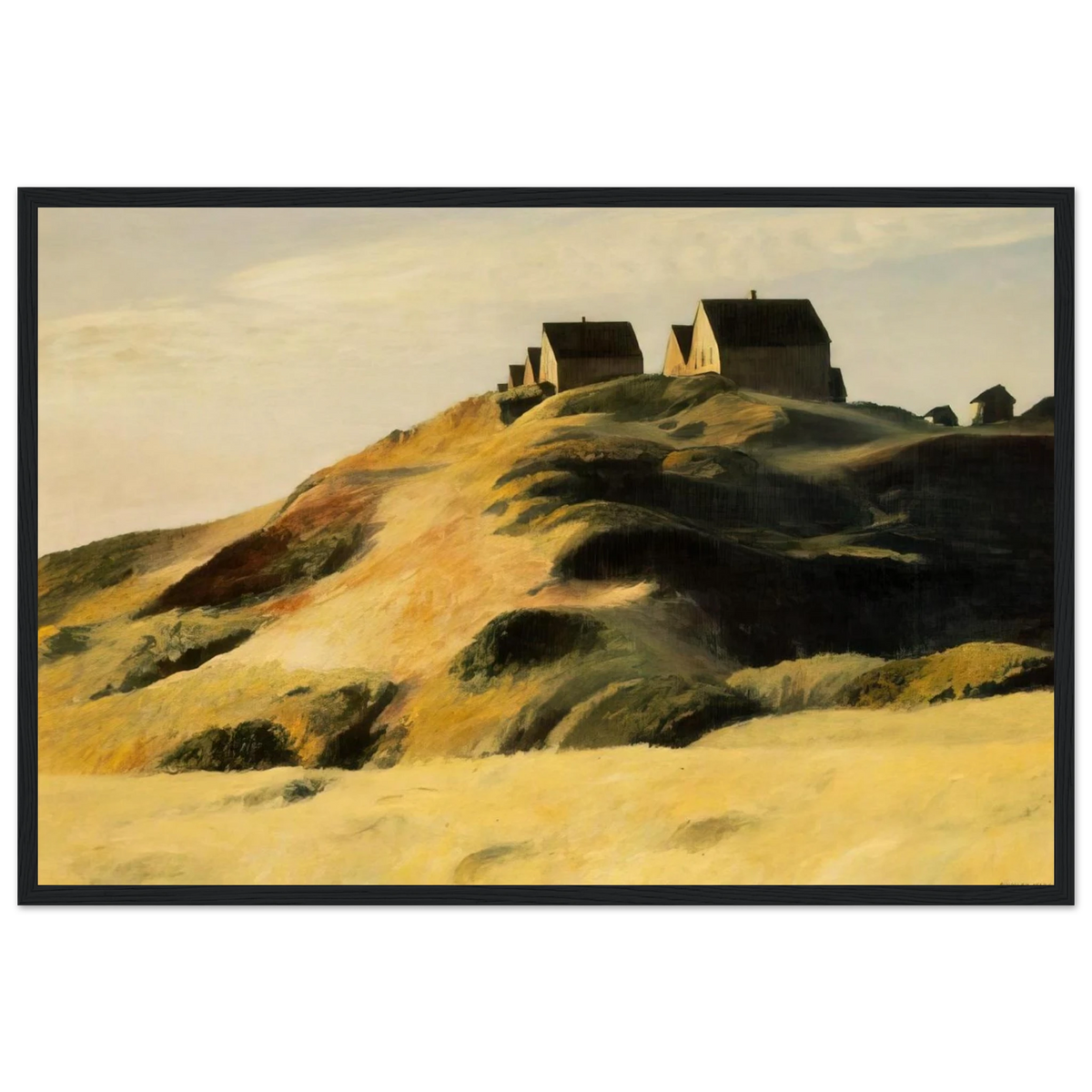 Corn Hill Framed Poster | Edward Hopper Framed Prints Wall Art | Edward Hopper Print
