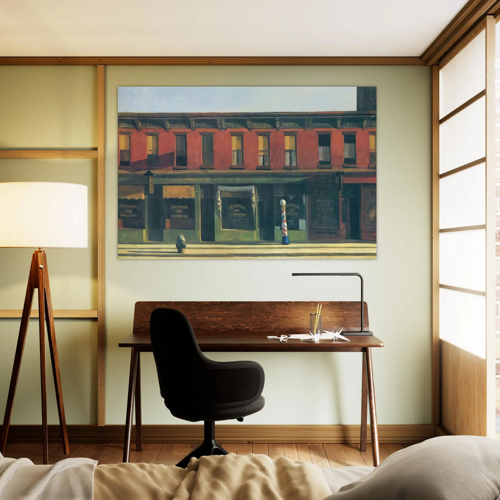Early Sunday Morning Poster | Edward Hopper Poster | Edward Hopper Print