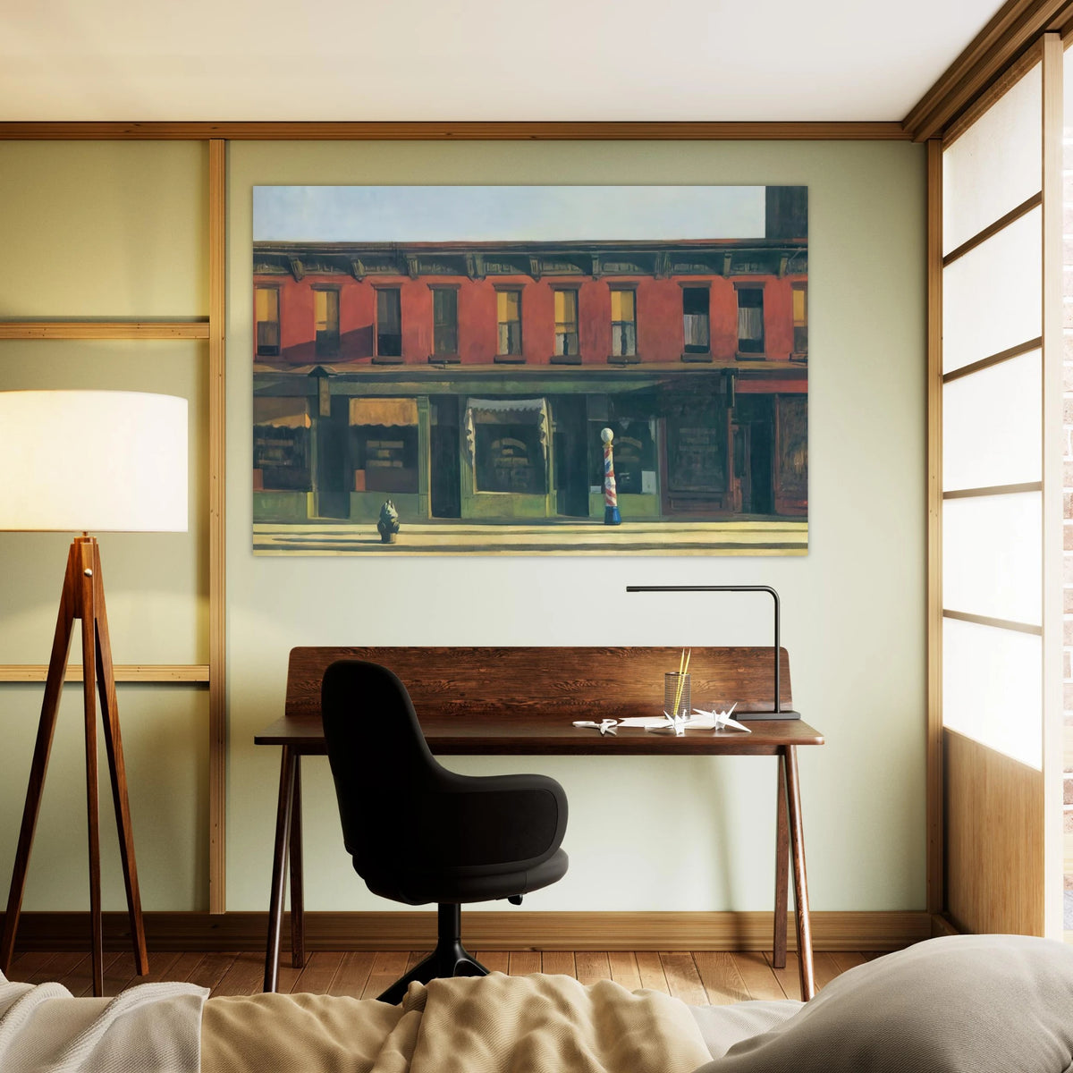 Early Sunday Morning Poster | Edward Hopper Poster | Edward Hopper Print