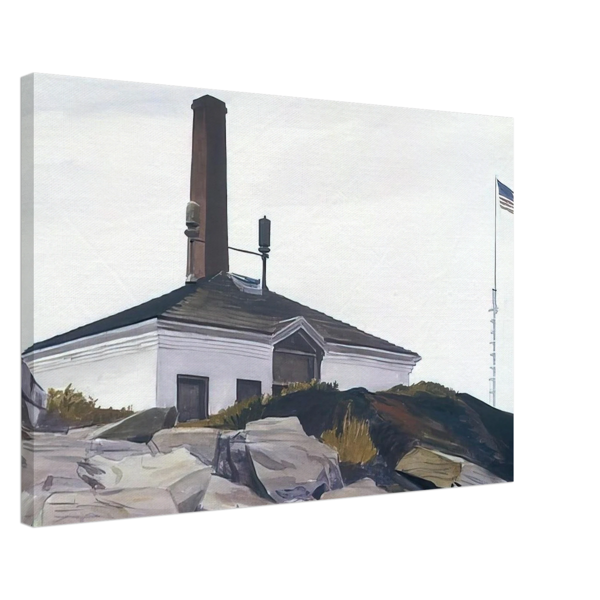House of the Foghorn, I Canvas | Edward Hopper Canvas | Edward Hopper Print