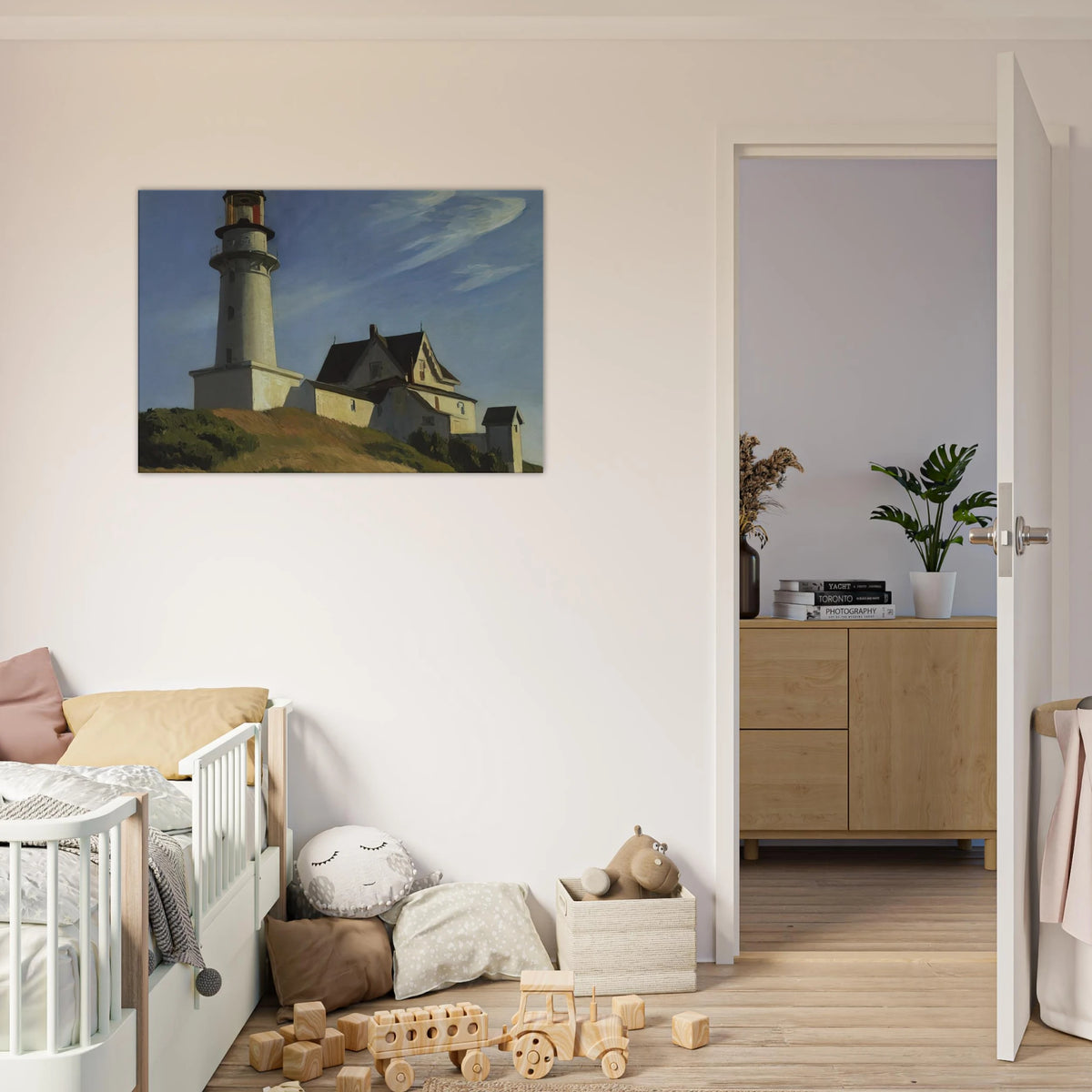 Lighthouse at Two Lights Canvas | Edward Hopper Canvas | Edward Hopper Print