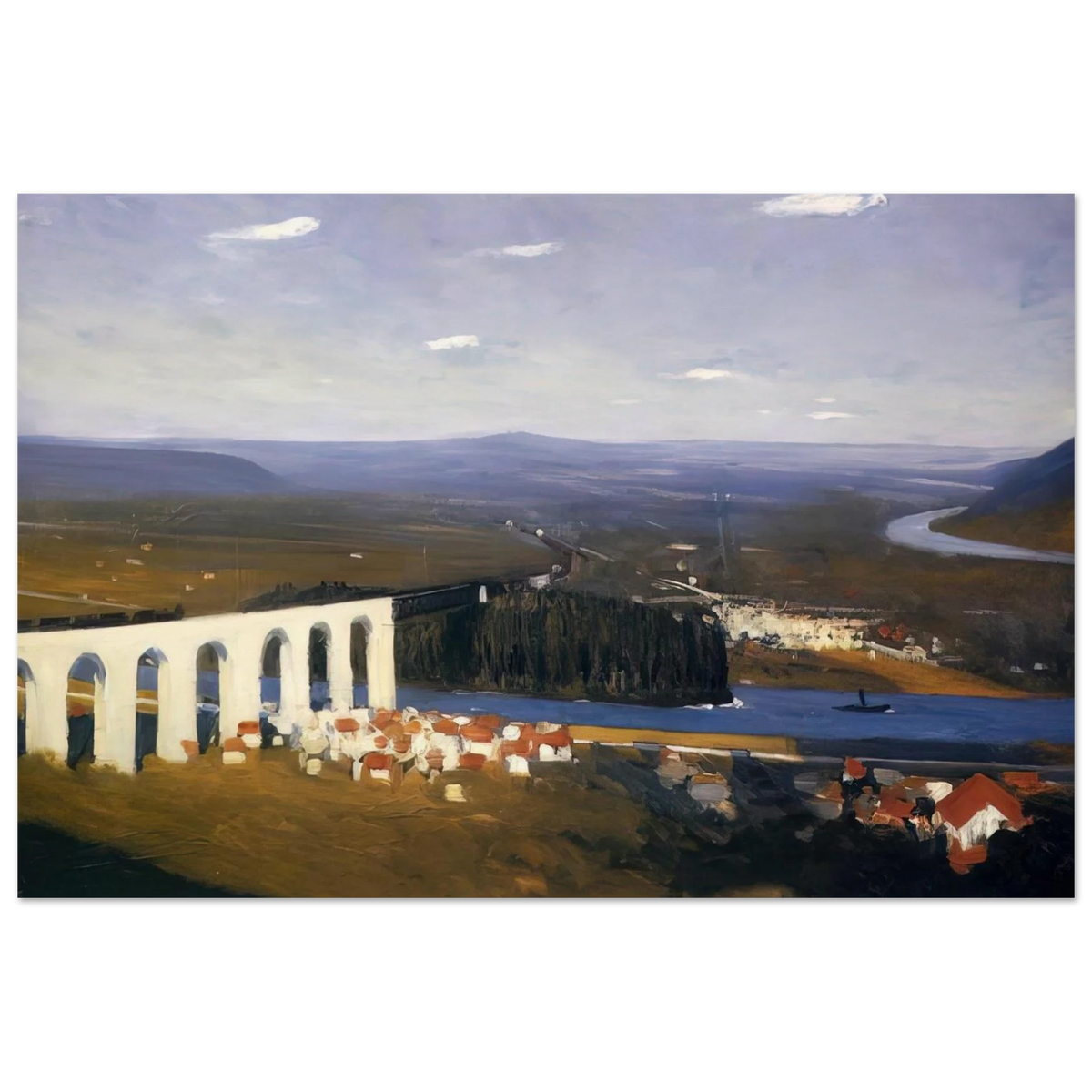Valley of the Seine Poster | Edward Hopper Poster | Edward Hopper Print