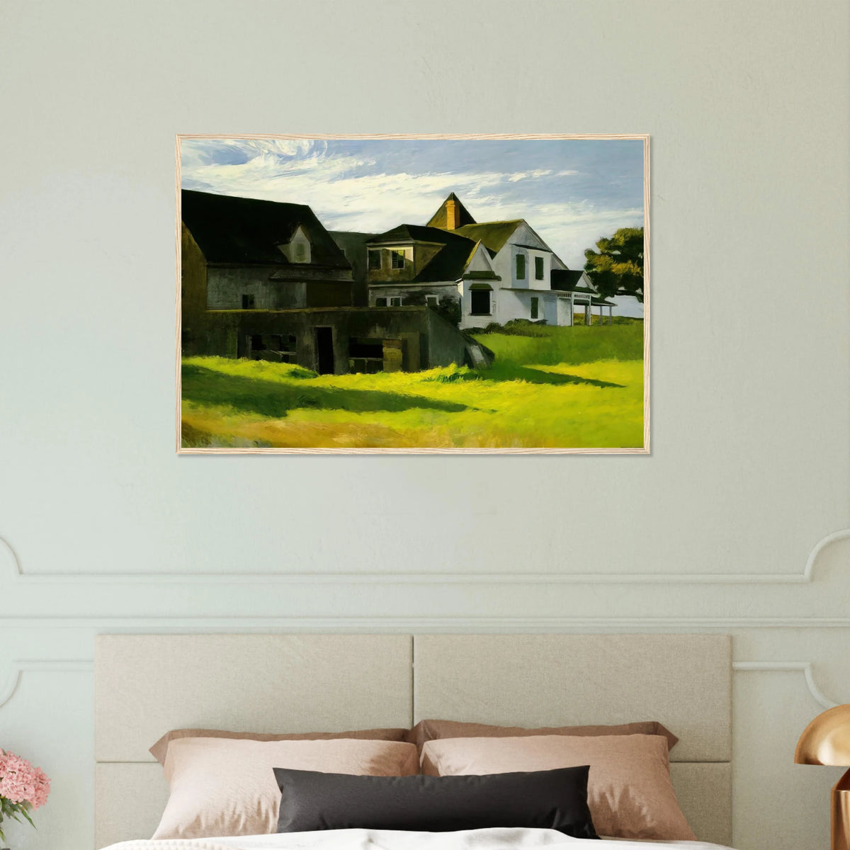 Cape Cod Afternoon Framed Poster | Edward Hopper Framed Prints Wall Art | Edward Hopper Print