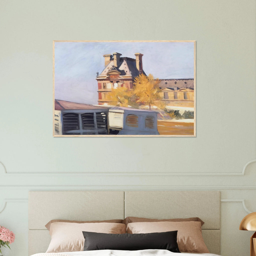 Le Pavillon de Flore Framed Poster | Edward Hopper Framed Prints Wall Art | Edward Hopper Print