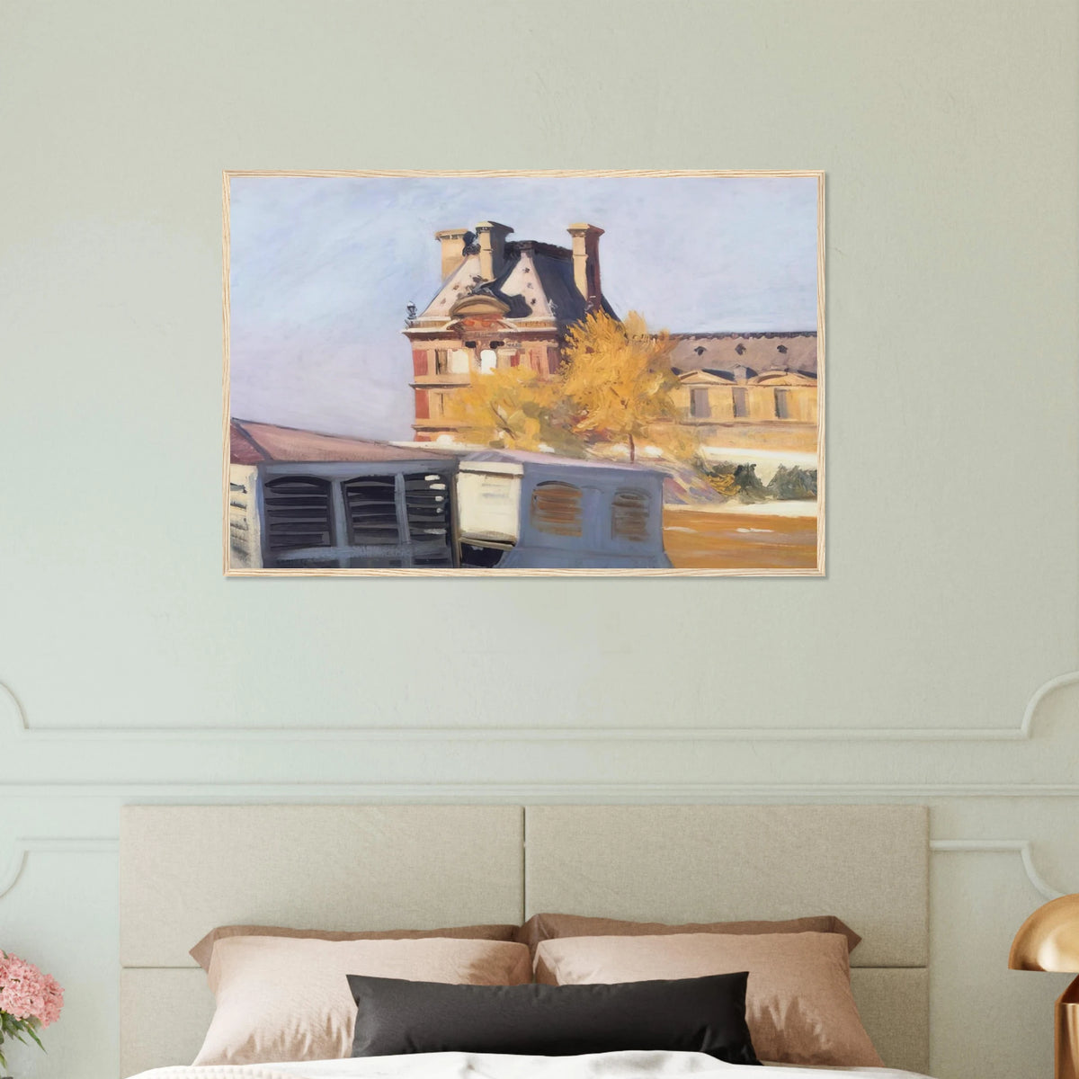 Le Pavillon de Flore Framed Poster | Edward Hopper Framed Prints Wall Art | Edward Hopper Print