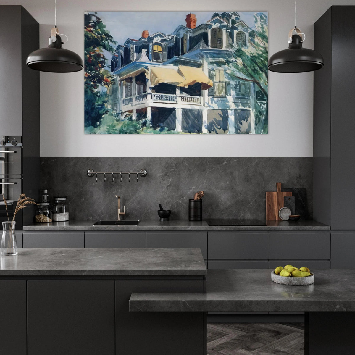The Mansard Roof Poster | Edward Hopper Poster | Edward Hopper Print