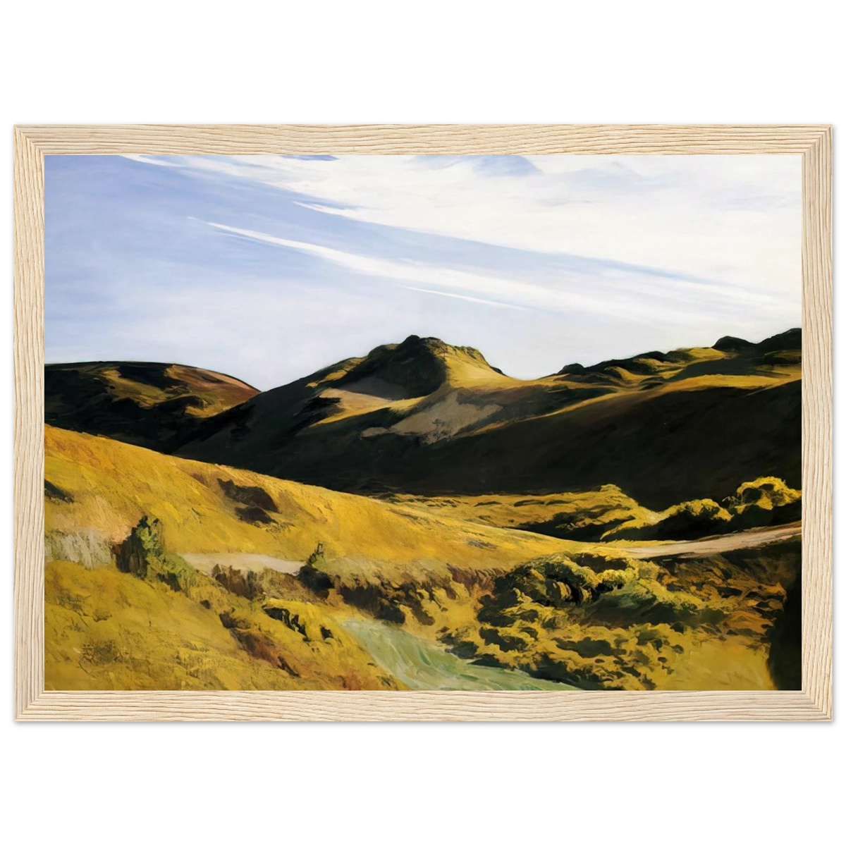 The Camel s Hump Framed Poster | Edward Hopper Framed Prints Wall Art | Edward Hopper Print