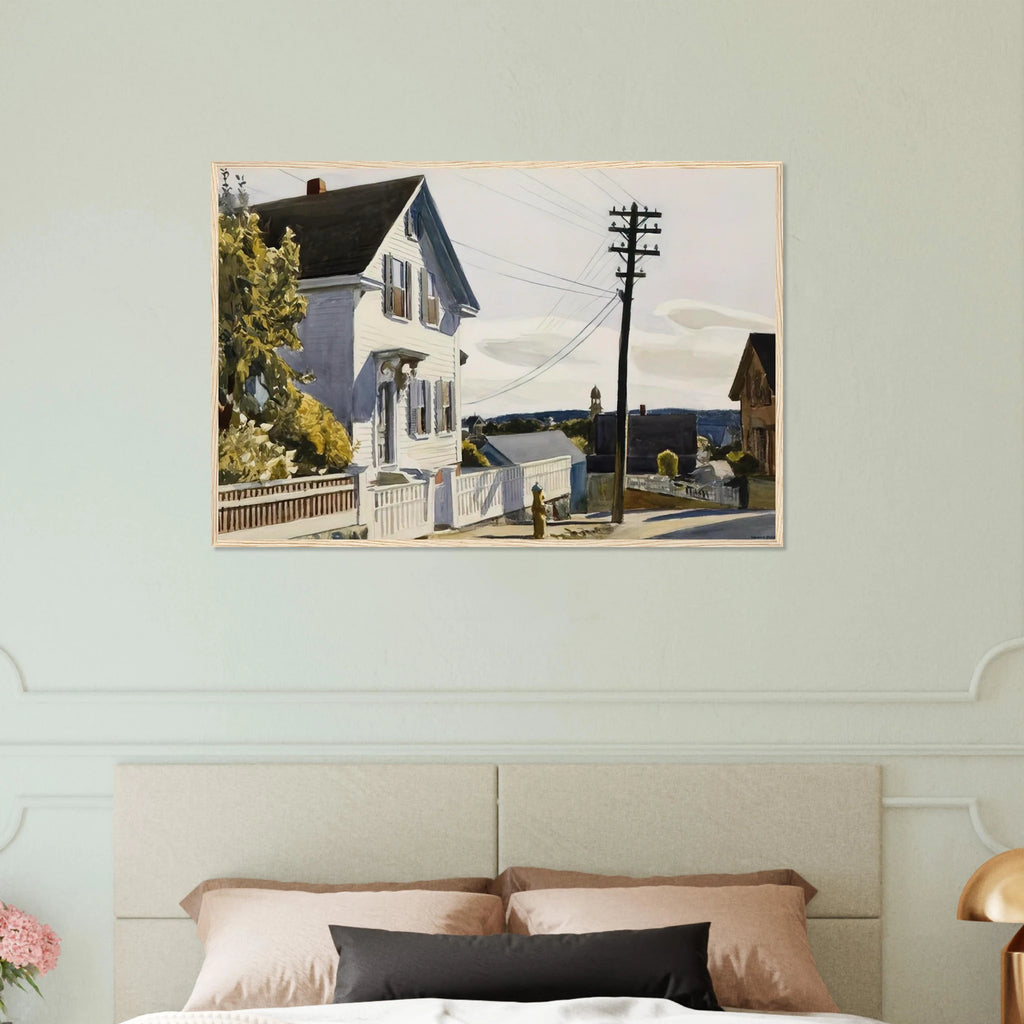 Adam s House Framed Poster | Edward Hopper Framed Prints Wall Art | Edward Hopper Print