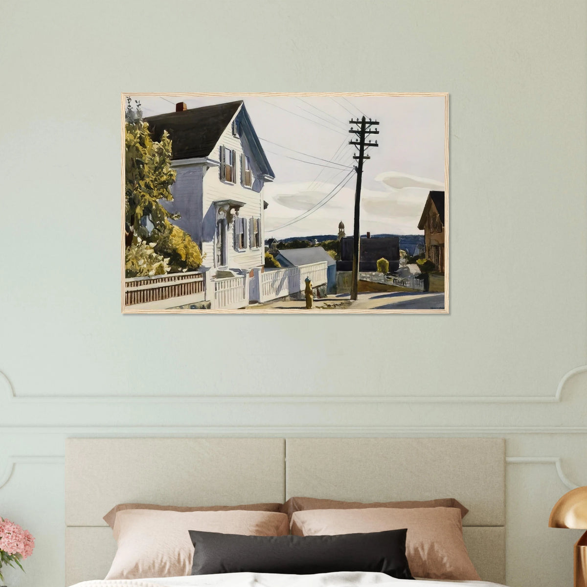 Adam s House Framed Poster | Edward Hopper Framed Prints Wall Art | Edward Hopper Print