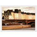 Écluse de la Monnaie Framed Poster | Edward Hopper Framed Prints Wall Art | Edward Hopper Print