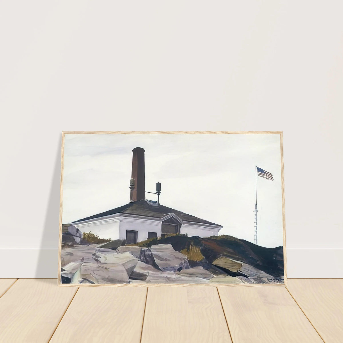 House of the Foghorn, I Framed Poster | Edward Hopper Framed Prints Wall Art | Edward Hopper Print