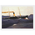 Tramp Steamer Framed Poster | Edward Hopper Framed Prints Wall Art | Edward Hopper Print