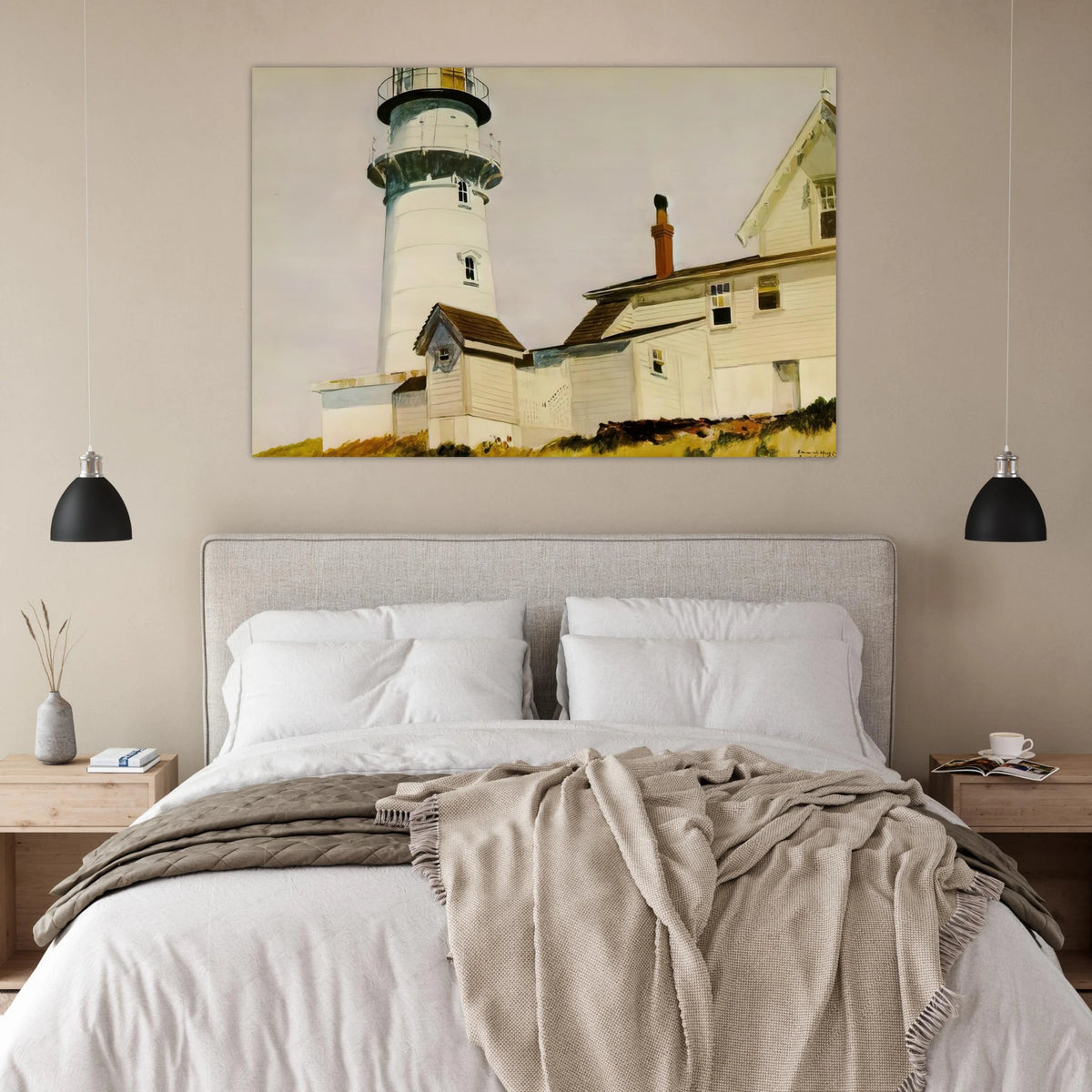 Light at Two lights Poster | Edward Hopper Poster | Edward Hopper Print