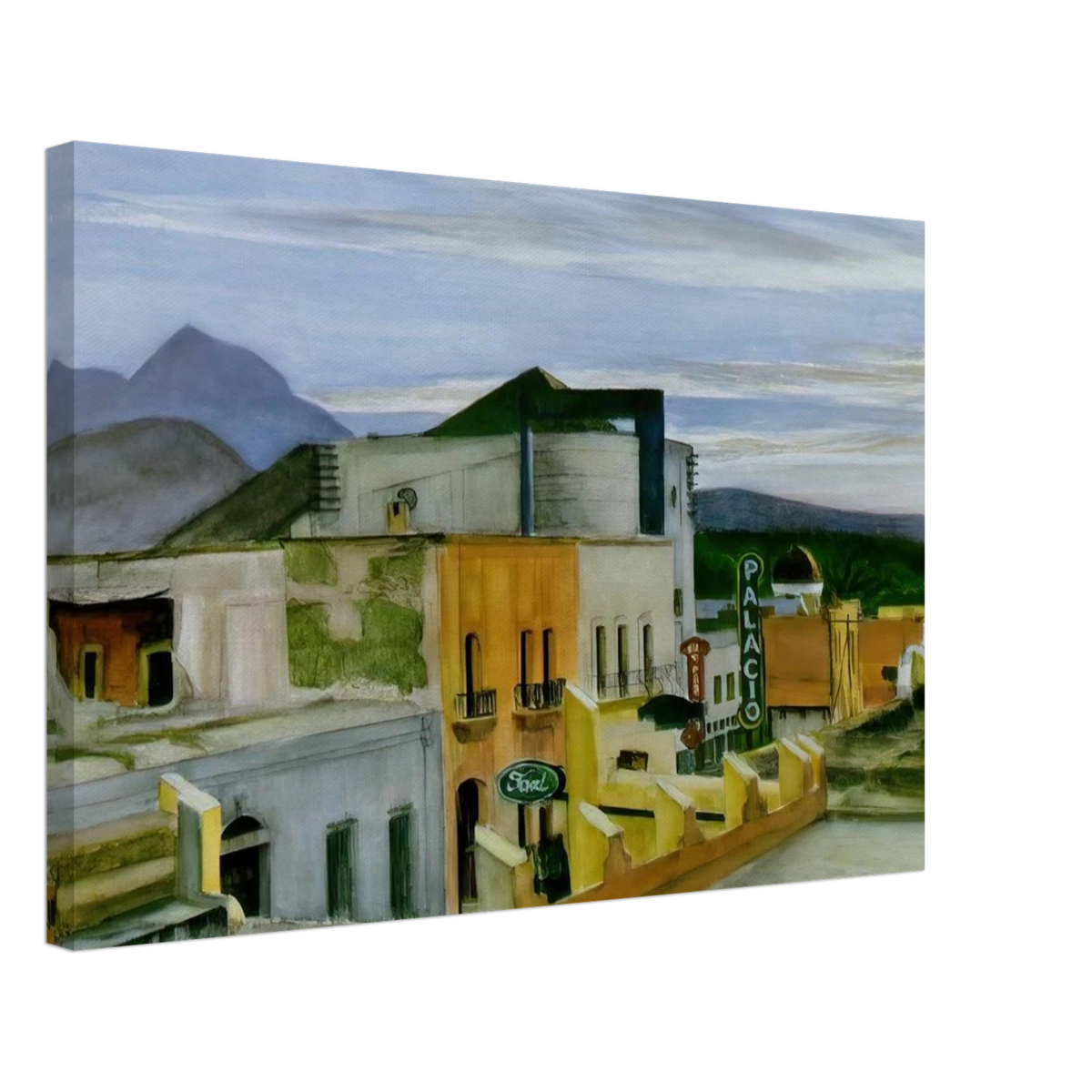El Palacio Canvas | Edward Hopper Canvas | Edward Hopper Print