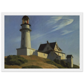 Lighthouse at Two Lights Framed Poster | Edward Hopper Framed Prints Wall Art | Edward Hopper Print