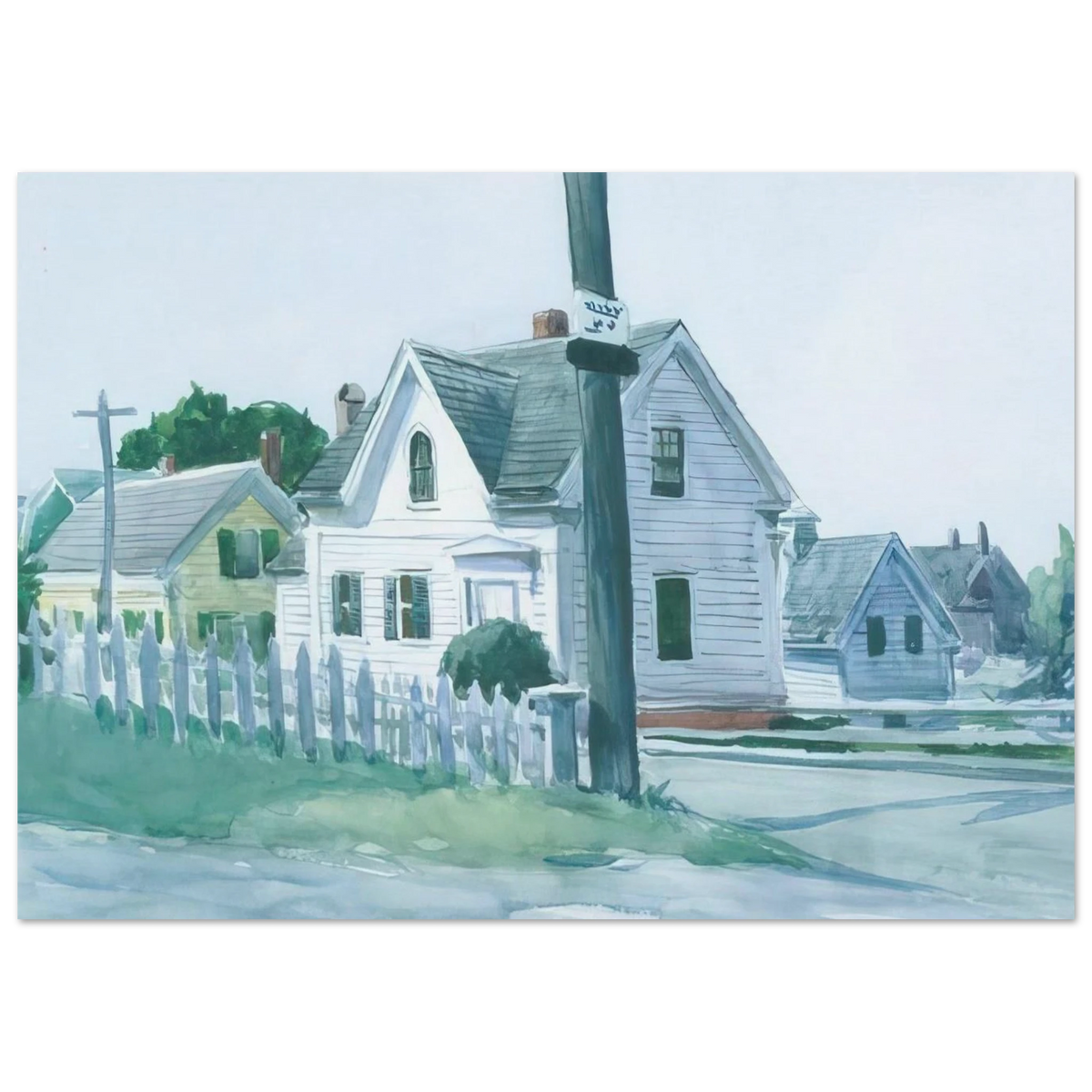 White House with Dormer Window Poster | Edward Hopper Poster | Edward Hopper Print
