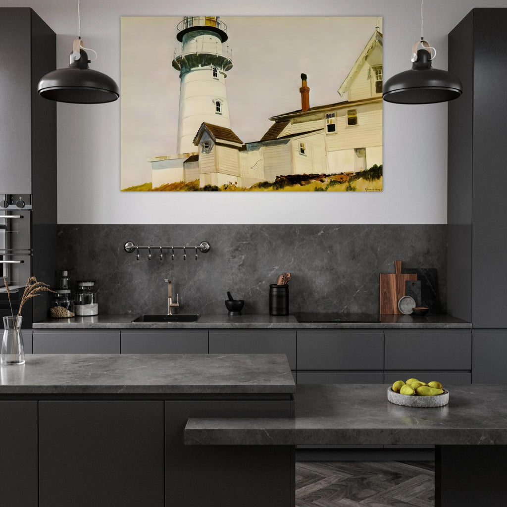 Light at Two lights Poster | Edward Hopper Poster | Edward Hopper Print