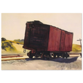 Freight Car at Truro Poster | Edward Hopper Poster | Edward Hopper Print