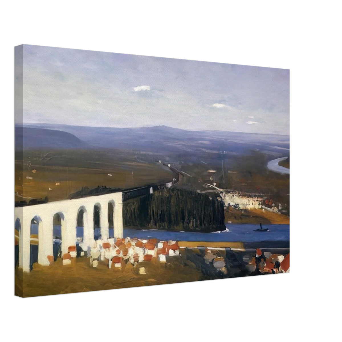 Valley of the Seine Canvas | Edward Hopper Canvas | Edward Hopper Print