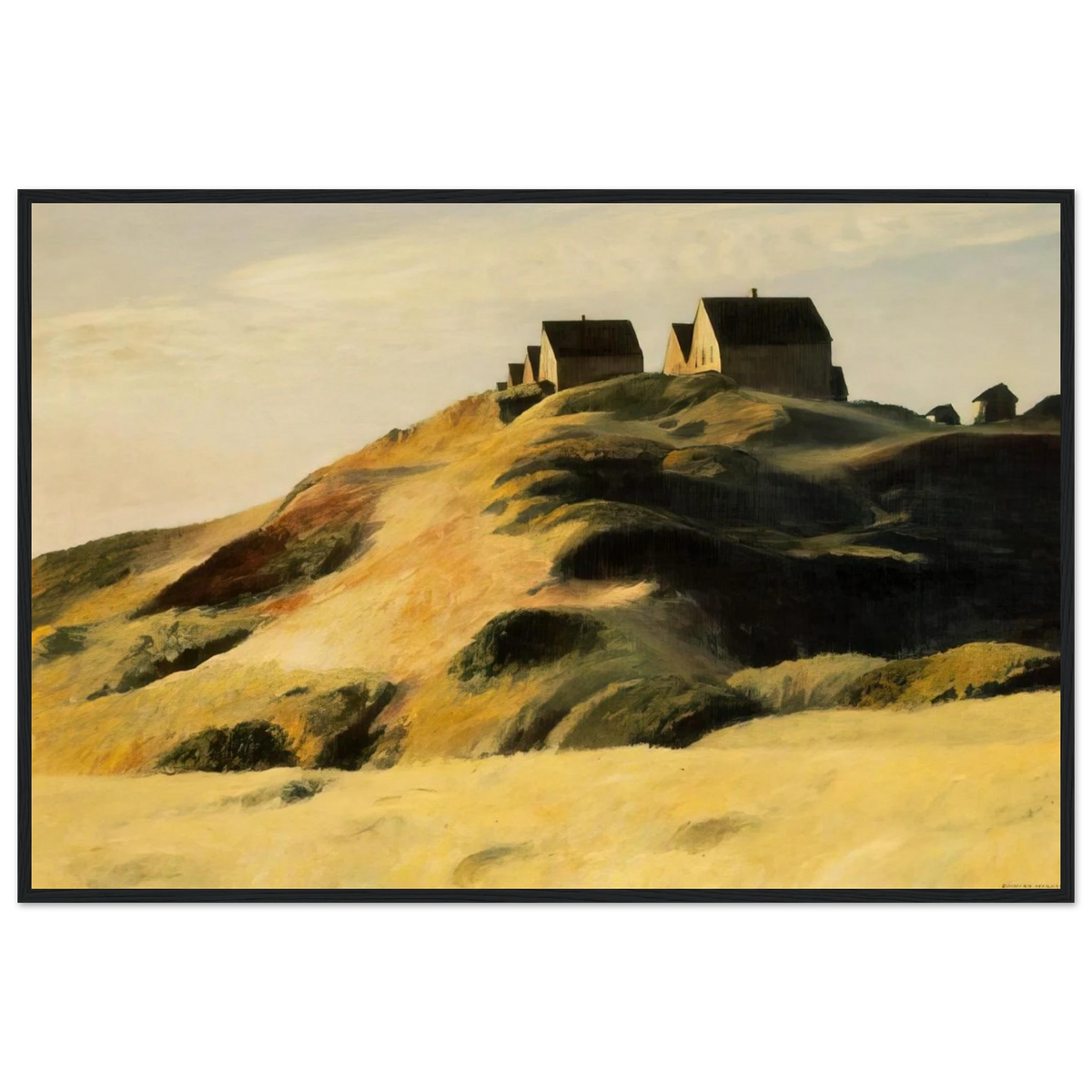 Corn Hill Framed Poster | Edward Hopper Framed Prints Wall Art | Edward Hopper Print