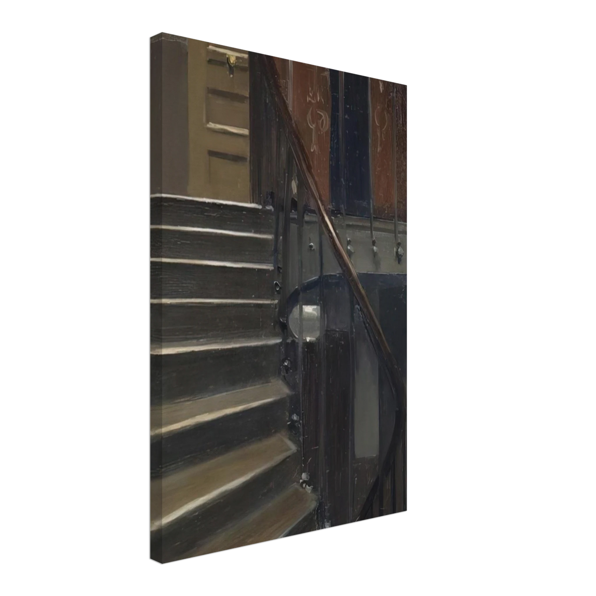 Stairway at 48 rue de Lille, Paris Canvas | Edward Hopper Canvas | Edward Hopper Print