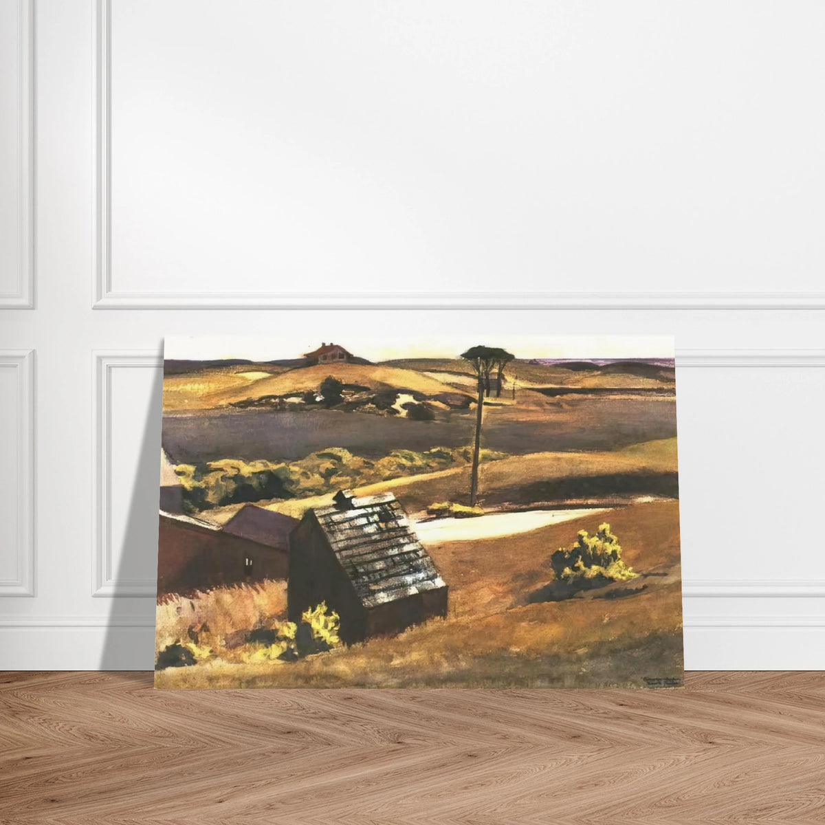 Burly Cobb Hen Coop and Barn Poster | Edward Hopper Poster | Edward Hopper Print