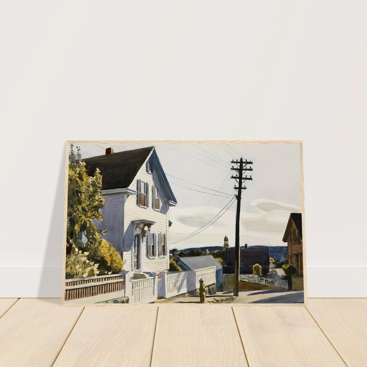 Adam s House Framed Poster | Edward Hopper Framed Prints Wall Art | Edward Hopper Print