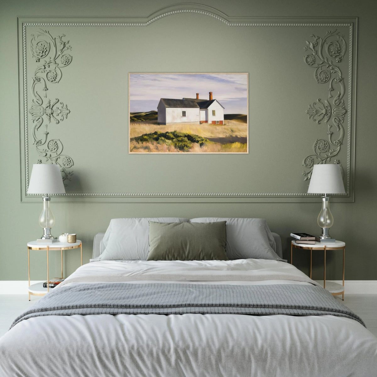 Ryders House Framed Poster | Edward Hopper Framed Prints Wall Art | Edward Hopper Print