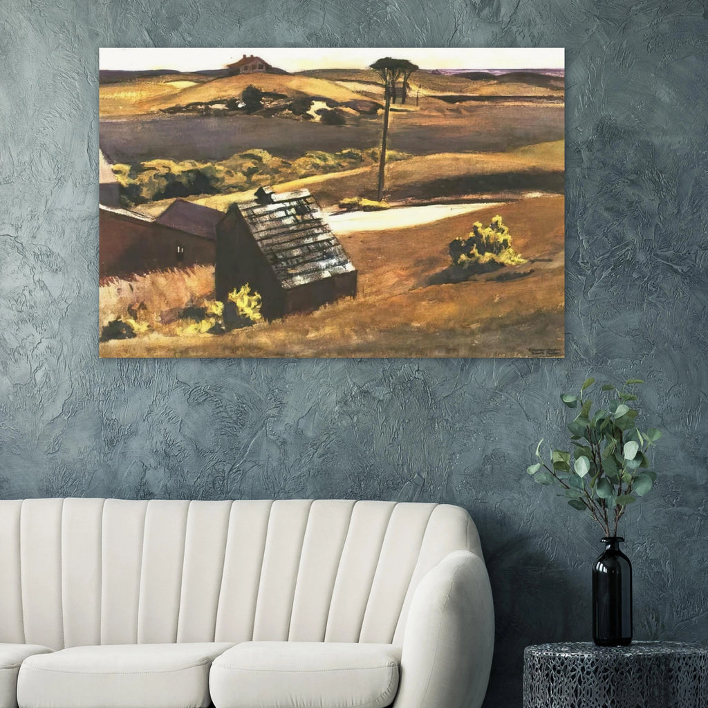 Burly Cobb Hen Coop and Barn Poster | Edward Hopper Poster | Edward Hopper Print