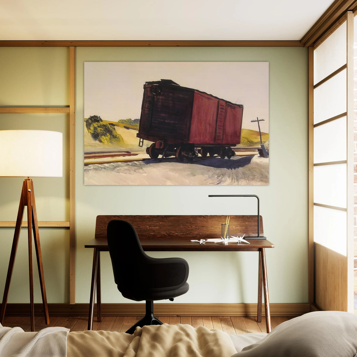 Freight Car at Truro Poster | Edward Hopper Poster | Edward Hopper Print