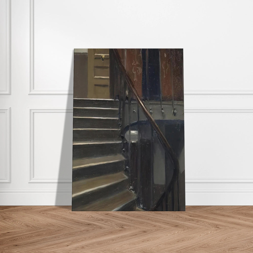 Stairway at 48 rue de Lille, Paris Canvas | Edward Hopper Canvas | Edward Hopper Print