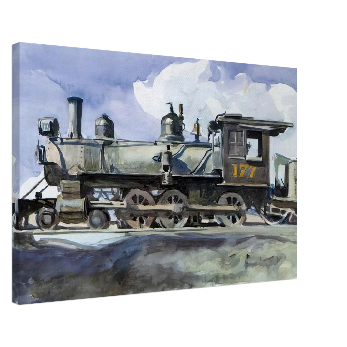 D. and R. G. Locomotive Canvas | Edward Hopper Canvas | Edward Hopper Print