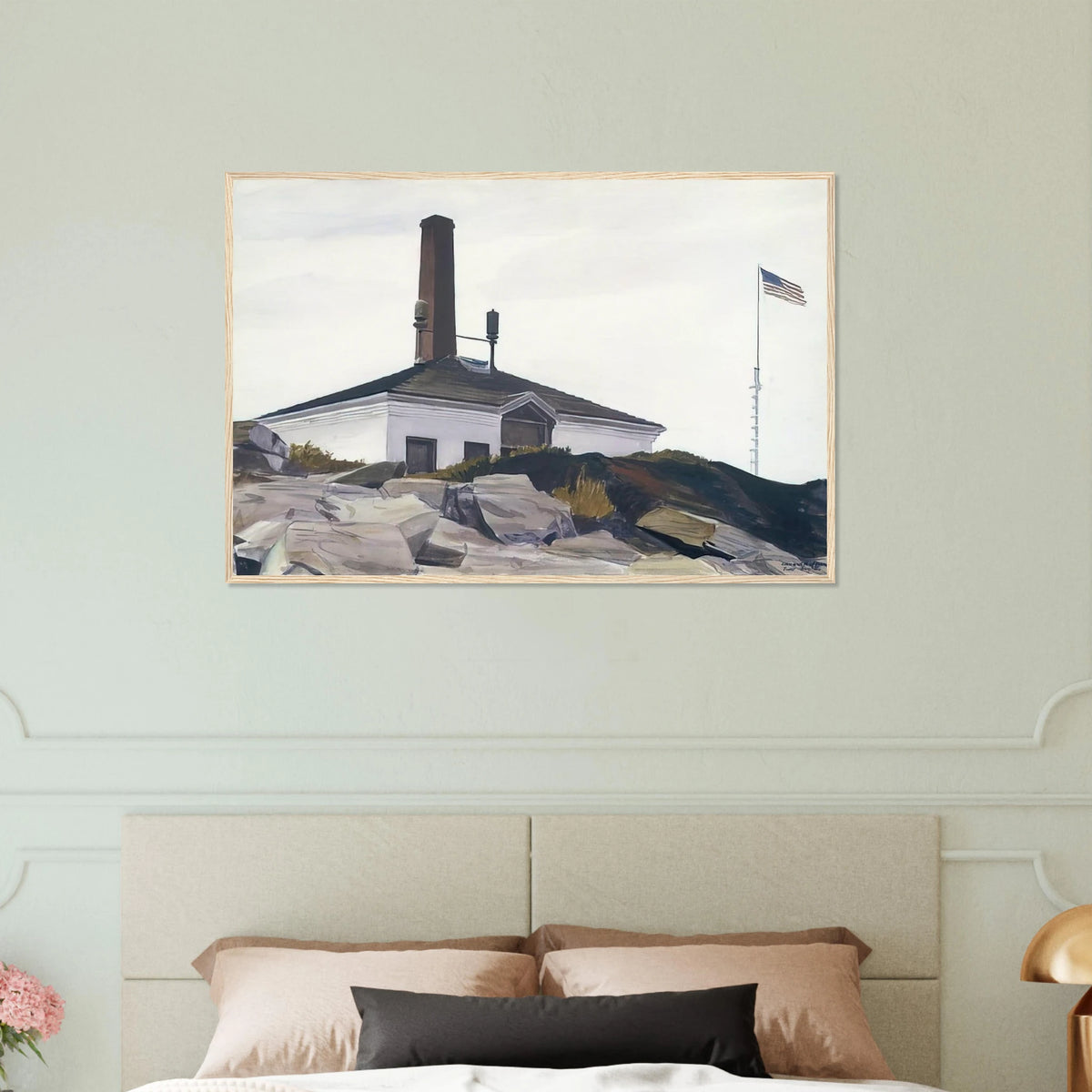 House of the Foghorn, I Framed Poster | Edward Hopper Framed Prints Wall Art | Edward Hopper Print