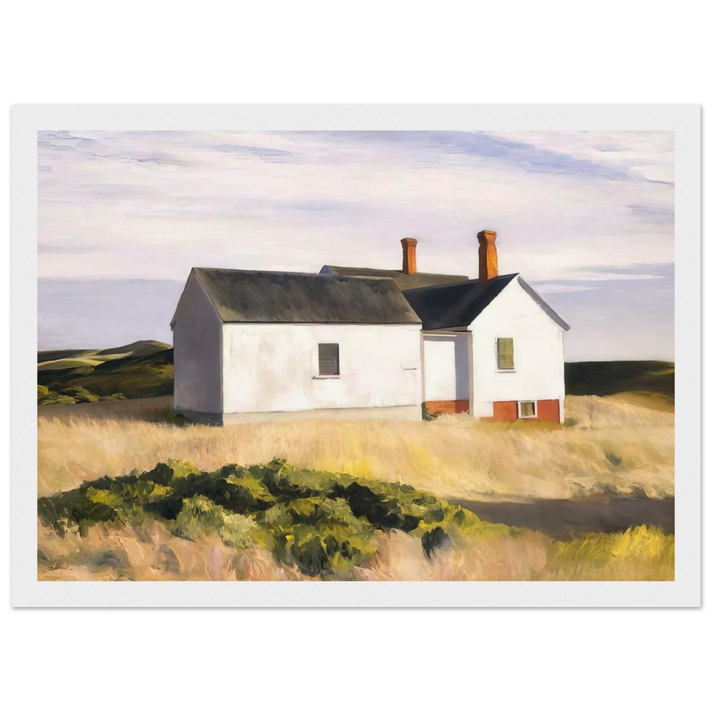 Ryders House Framed Poster | Edward Hopper Framed Prints Wall Art | Edward Hopper Print