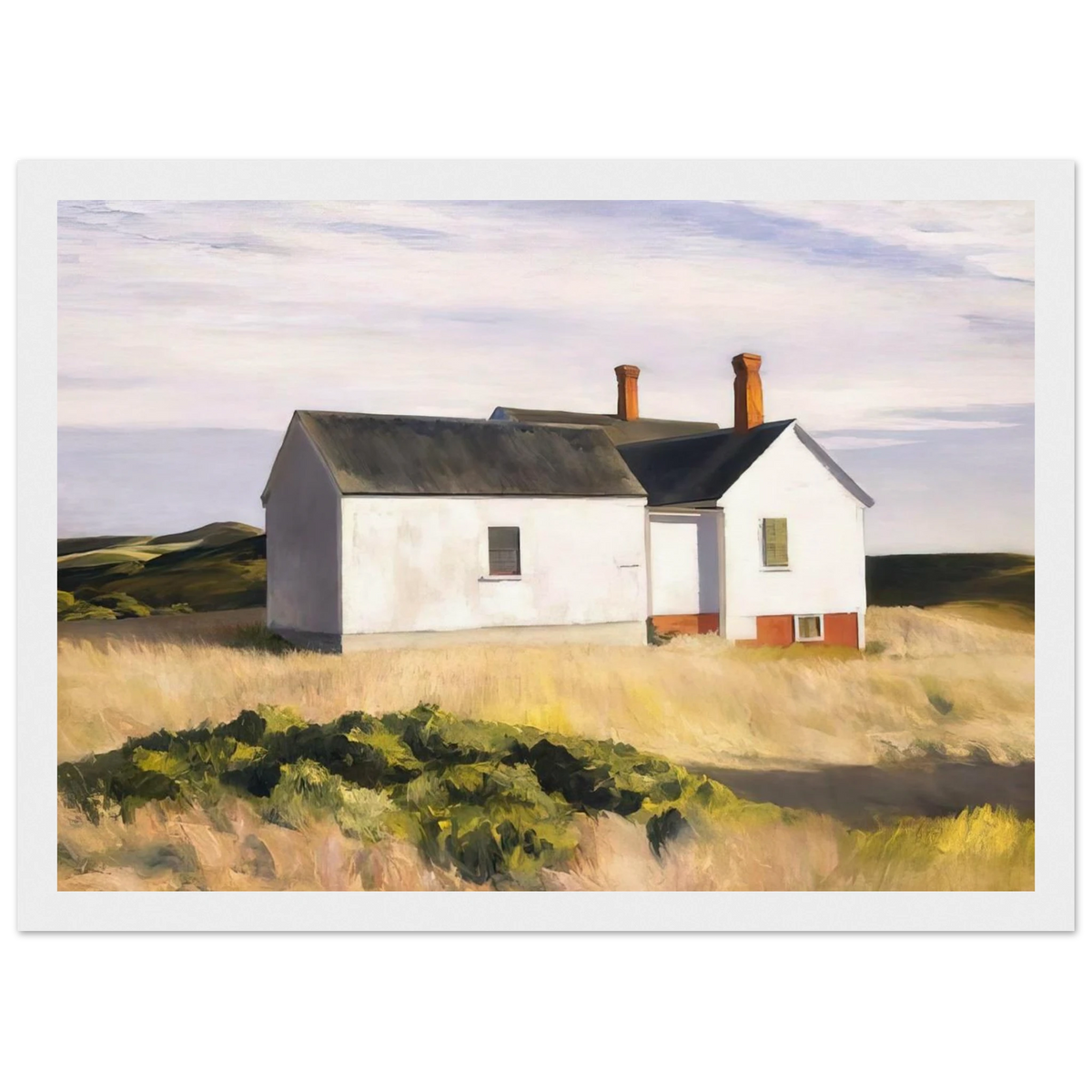 Ryders House Framed Poster | Edward Hopper Framed Prints Wall Art | Edward Hopper Print