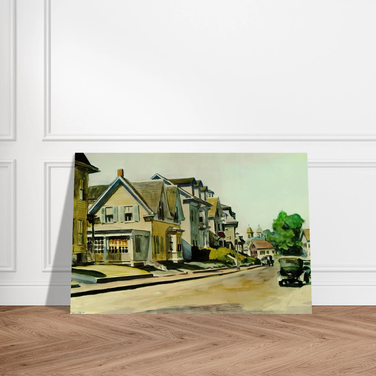 Sun on Prospect Street Gloucester, Massachusetts Poster | Edward Hopper Poster | Edward Hopper Print